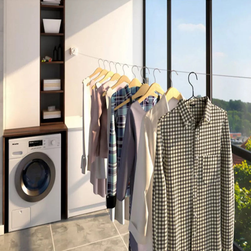 Varal Invisível Retrátil de Aço inox - Tazzi