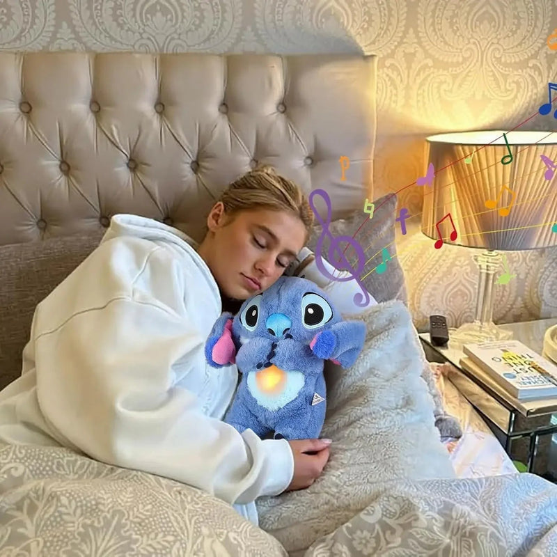 Pelúcia Stitch com Luz e Música Relaxante