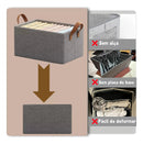 Organizador de Roupas Dobrável - Kit 4 Unidades