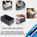 Organizador de Roupas Dobrável - Kit 4 Unidades