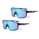 Kit 2 Windproof - Óculos de Sol para Corrida e Ciclismo