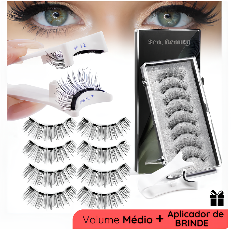 Cílios Postiços Magnéticos Reutilizáveis