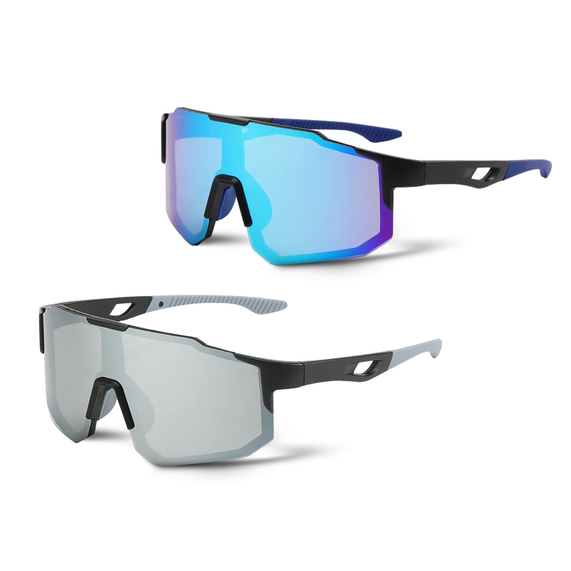 Kit 2 Windproof - Óculos de Sol para Corrida e Ciclismo