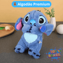 Pelúcia Stitch com Luz e Música Relaxante